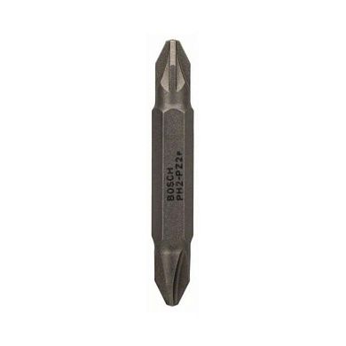 Биты для шуруповертов  Ph2/Pz2  45ММ ECO ДВУСТОРОННИХ(-60-), (2.608.521.268) BOSCH