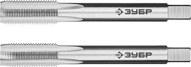 Метчик м/р М10х1.0, скв. и глух. отв., Р6М5, 2шт. "ПРОФЕССИОНАЛ" (4-28007-10-1.0-H2_z01) ЗУБР