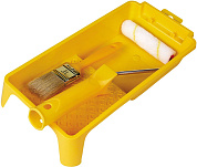 Набор малярного инструмента (валик Gepard 10см + кисть 38мм + ванночка) (0180-560000) HARDY
