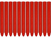Мелки восковые разметочные, красные (12шт.)(YT-69932) YATO
