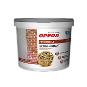 Грунтовка бетон-контакт "ОРЕОЛ" водно-дисперс. полиакриловая для наружных и внутренних работ 3.0 кг