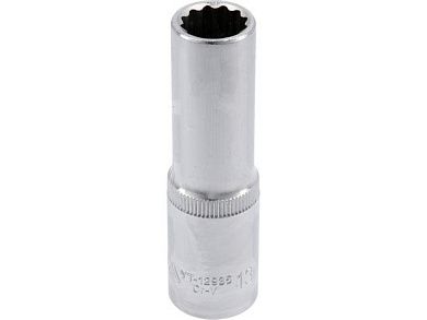 Головка 1/2" 13мм 12гр. глубокая (L=77мм)(YT-12935) YATO