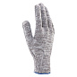 Перчатки х/б, серые, ПВХ покрытие "Точка", 10 класс, серый меланж, 6 нитей (67815) фото4