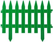 Забор декоративный "КЛАССИКА", 28x300см, зеленый (422201-G) Grinda