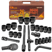 Набор головок ударн. 3/4", 26пр., (12гр.)(FT-68262-9MPB) FORSTIME