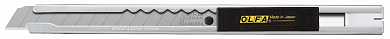 Нож с выдвижным лезвием и корпусом из нержавеющей стали, 9мм (OL-SVR-1) OLFA
