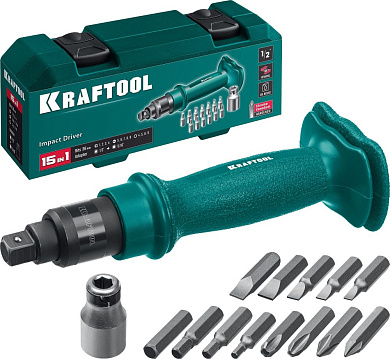 Отвертка ударно-поворотная15 предм., ID-15 (25550-H10_z01) KRAFTOOL