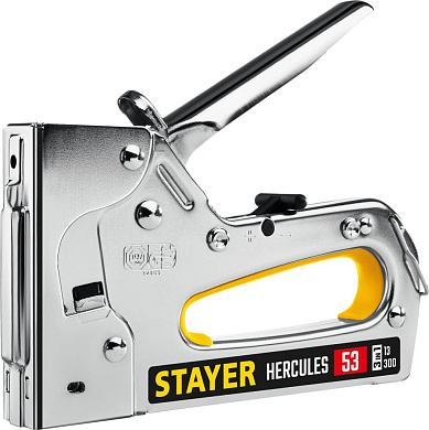Скобозабиватель ручной (степлер) регулируемый, тип 53, 6-14мм (31519) STAYER