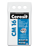 Клей для плитки CM 16 CERESIT (нар./внутр.; для деформир.осн.), 5 кг