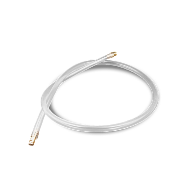 Шланг гибкий ПВХ с фитингами 50 см к пистолету для гравитекса (KL-10701) KLASSE