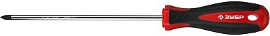 Отвертка "МАСТЕР", Cr-v, эргономичная двухкомп. рукоятка, PH1x150мм (25062-1-150_z03) ЗУБР