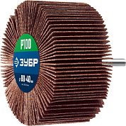 Круг шлифовальный лепестковый d 80х40мм, P100, на шпильке d 6мм (36604-100_z01) ЗУБР