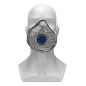 Полумаска фильтрующая формованная, с клапаном и угольным слоем (FFP1), в инд. упаковке (10029) ИСТОК фото2