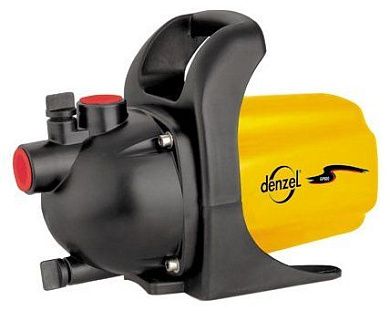 Насос садовый поверхностный GP600, 600 Вт, 3000 л/ч, подъем 35 м, пластик Denzel