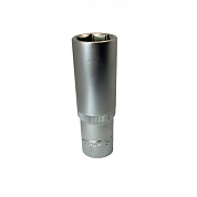 Головка торцевая 1/2" 6гр. 19мм L76мм CrV (HD-1232) H-D