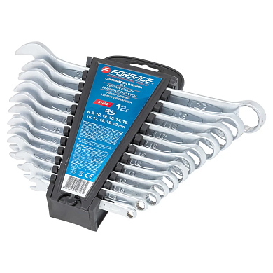 Набор ключей комбинированных 12пр. (6.8.10.12-19, 22мм)(F-5126B) Forsage