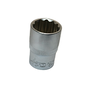Головка торцевая 1/2" 12гр. 19мм L38мм CrV (HD-1281) H-D