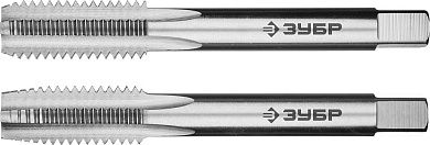 Метчик м/р М12х1.75, скв. и глух. отв., Р6М5, 2шт. "ПРОФЕССИОНАЛ" (4-28007-12-1.75-H2_z01) ЗУБР