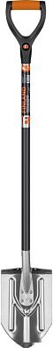 Лопата штыковая стальная садовая, алюминиевый черенок, 27,5*18*123см (0737) FINLAND