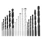 Набор сверл по бетону, металлу, дереву 3-4-5-6-8-10 мм, 18 шт.,цил.хвост.,пласт.бокс (725305) SPARTA фото3