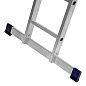 Лестница-трансформер алюм. шарнирная, 2х4+2х5 ступ, 5220мм, слож.1500х340х280мм, (97884) СИБРТЕХ фото10
