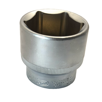 Головка торцевая 1/2" 6гр. 36мм L42мм CrV (HD-12201) H-D