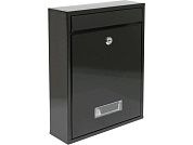 Ящик металлический почтовый 360х260х80мм черный (78555) VOREL