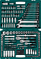 Набор инструмента автомобильного (1/2", 1/4", 3/8") 216пр. "X-DRIVE 216" (27888-H216) KRAFTOOL фото2