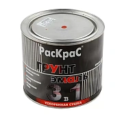 Грунт-эмаль 3 в 1 по ржавчине "Раскрас" серая 0.9 кг