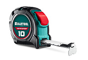 Рулетка 10м/25мм, автостоп, нейлон. двухстор. полотно, магн. "AutoStop" (3412-10-25_z01) KRAFTOOL