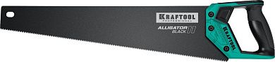 Ножовка по дереву, для точного реза, 500 мм, 11 TPI 3D зуб ″Alligator BLACK 11″ (15205-50) KRAFTOOL