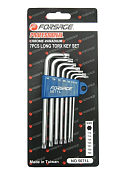 Набор ключей TORX длинных, 7пр.(Т10,Т15,Т20,Т25,Т27,Т30,Т40)(F-5071L) Forsage