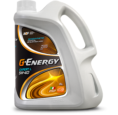 Масло моторное Expert L 5W-40 5л, (253140680) G-Energy