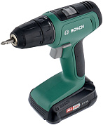 Дрель-шуруповерт UniversalDrill 18 (18.0В,2 акк.х1,5 А/ч Li-Ion,30Нм.,чем.)(0 603 9C8 005) BOSCH