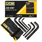 Набор ключей шестигранных 6пр. (12, 14, 17, 19, 22, 24мм) на полотне (JCB-5067) JCB фото3