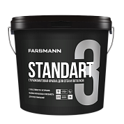Краска латексная акрилатная Farbmann Standart 3, БАЗА А 4.5 л