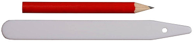Набор меток-ориентиров 25 ярлыков 125 мм, для засеянных грядок, карандаш (8-422367-H26) GRINDA