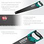 Ножовка по дереву, для точного реза, 550 мм, 11 TPI 3D зуб ″Alligator BLACK 11″ (15205-55) KRAFTOOL фото3