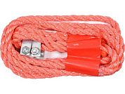Трос буксировочный плетеный пропиленовый в комплекте с крюками (3500кг)(82206) VOREL