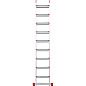 Лестница односекционная алюмин. приставная NV5170 (9 ступ. 259см, 6.9кг) Новая высота фото2