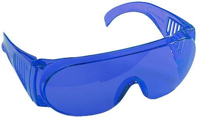 Очки защитные с боковой вентиляцией, синие "STANDARD" (11047) STAYER