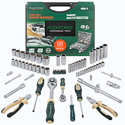 Набор инструментов 69пр., 1/4", 1/2",(6гр.)(4-32мм)(RF-4603-5) RockFORCE