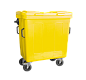 Контейнер пластмассовый хозяйственный для мусора 700л на колесах фото2