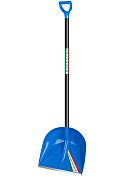 Лопата снеговая "Феличита", синяя, с черенком 390*410*1440мм (1022-Ч) ЦИ