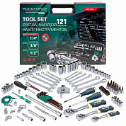 Набор инструментов 121пр. 1/4", 1/2",3/8" ( 6гр.)(RF LIGHT-41212-5) RockFORCE LIGHT