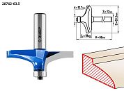 Фреза фигирейная №3, D= 63,5мм, рабочая длина-19мм, радиус -мм, хв.-12мм, d-12,7мм (28762-63.5) ЗУБР