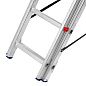 Лестница алюмин., 3х8 ступ, трехсекц., 3630мм, слож.2250х445х155мм, (97818) СИБРТЕХ фото7