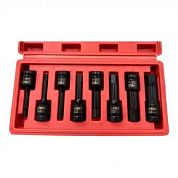 Головки-насадки ударн. 1/2", 6 гр., HEX H5-H19, 8 пр., S2 (HD-1066) H-D