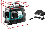 Нивелир лазерный "LL-3D", 3х360°, 20м/70м, IP54, точн. +/-0,2 мм/м, в коробке (34640_z01) KRAFTOOL
