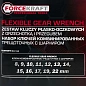 Набор ключей комбинированных трещоточных с шарниром 12пр. (FK-10338) FORCEKRAFT фото8